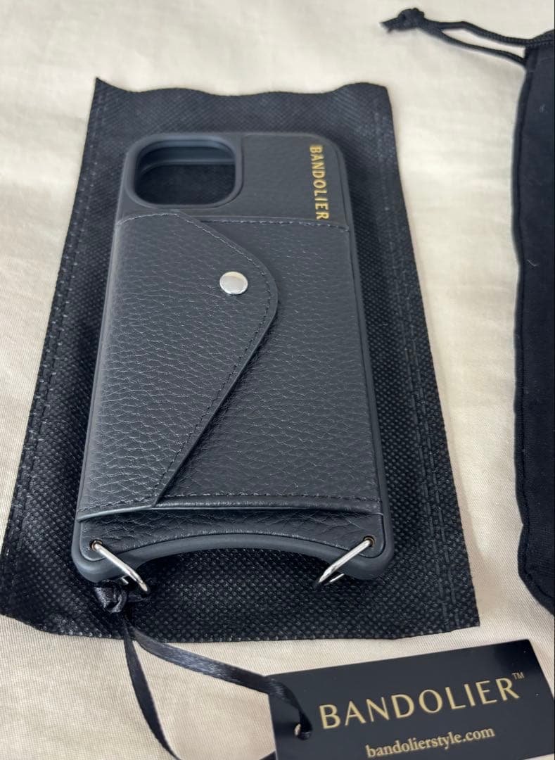 新品＊【iPhone15】BANDOLIER ヘイリー サイドスロット シルバー