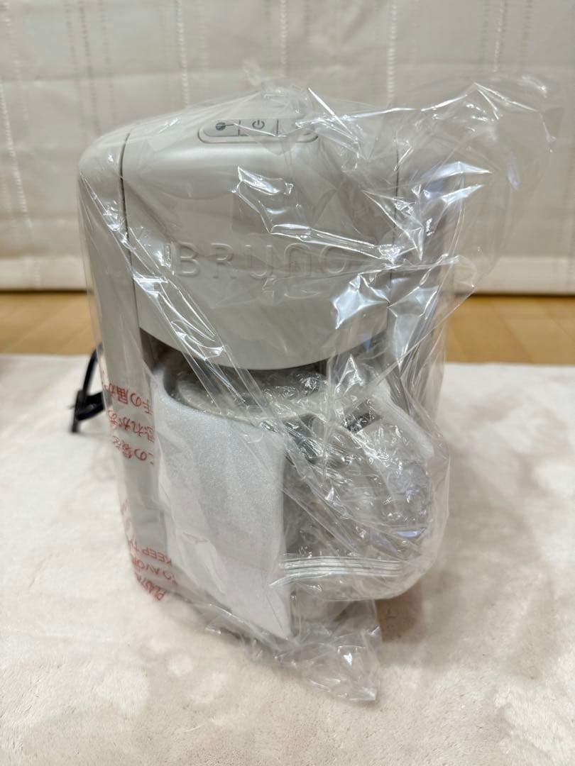 【新品未使用】BRUNO コンパクトコーヒーメーカー グレージュ