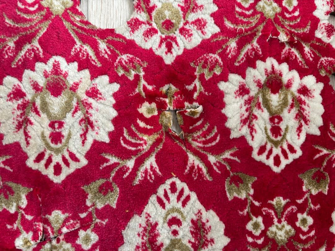 パーフェクトクオン　ダッシュマット　ハンドルカバー　新格子レッド