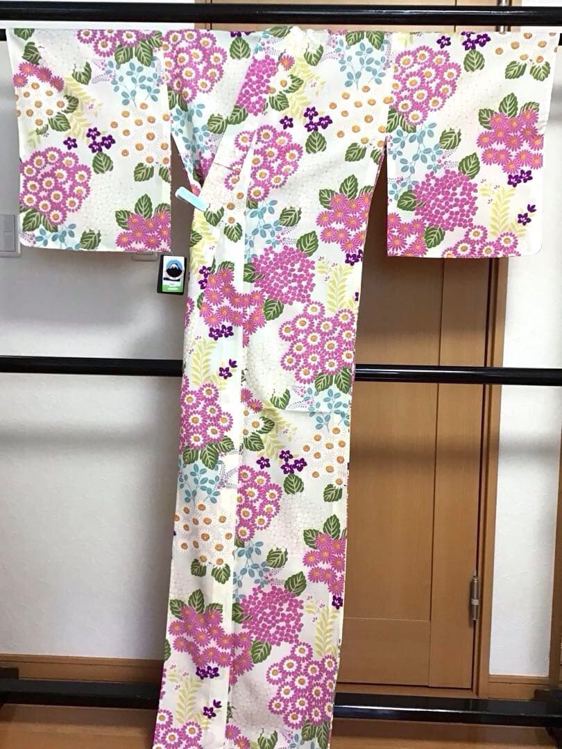 新品☆タグ付☆きもの道楽☆浴衣☆夏小紋☆セオアルファ☆匿名配送