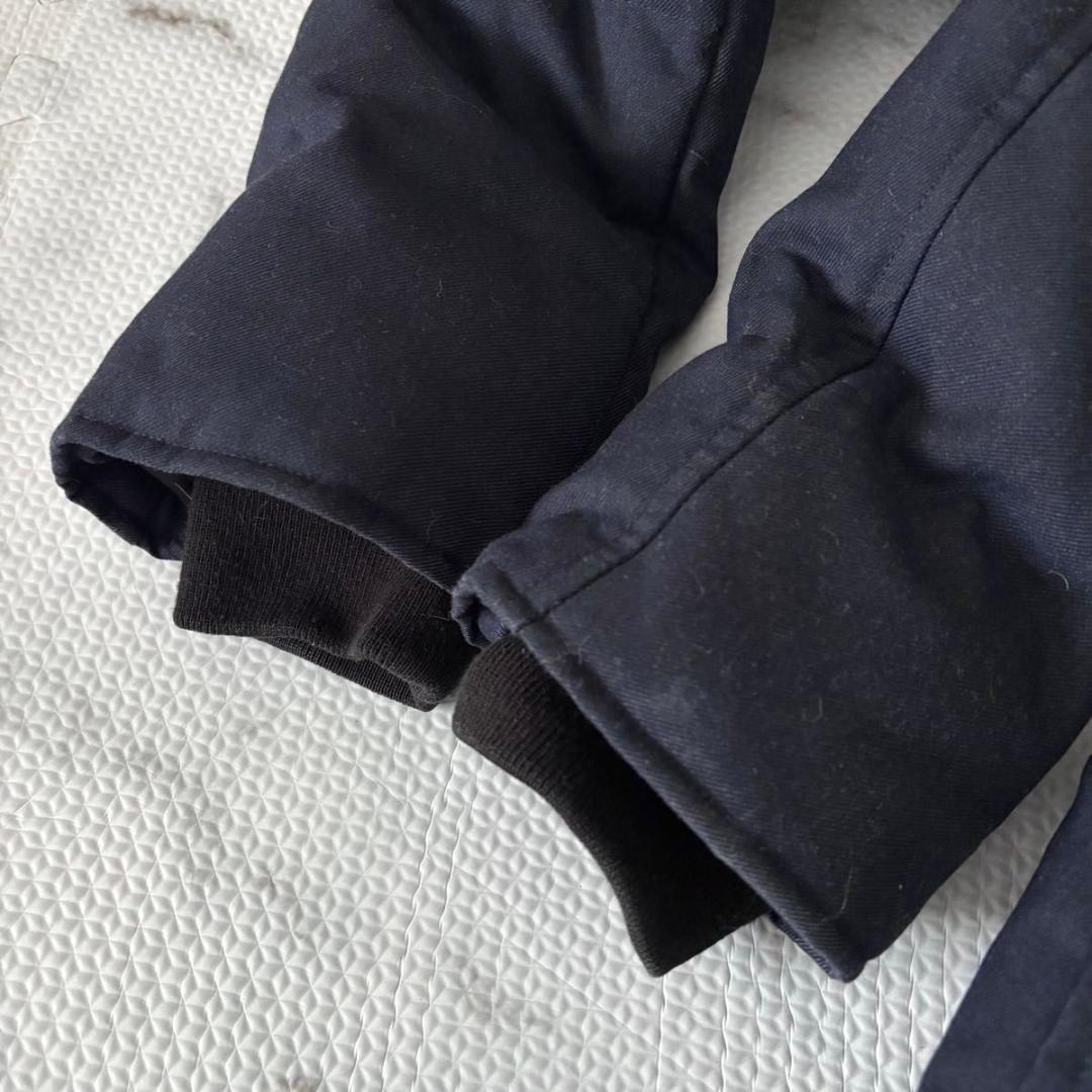 DANTON Ray BEAMS フードダウンコート　ネイビー　36 ラクーン