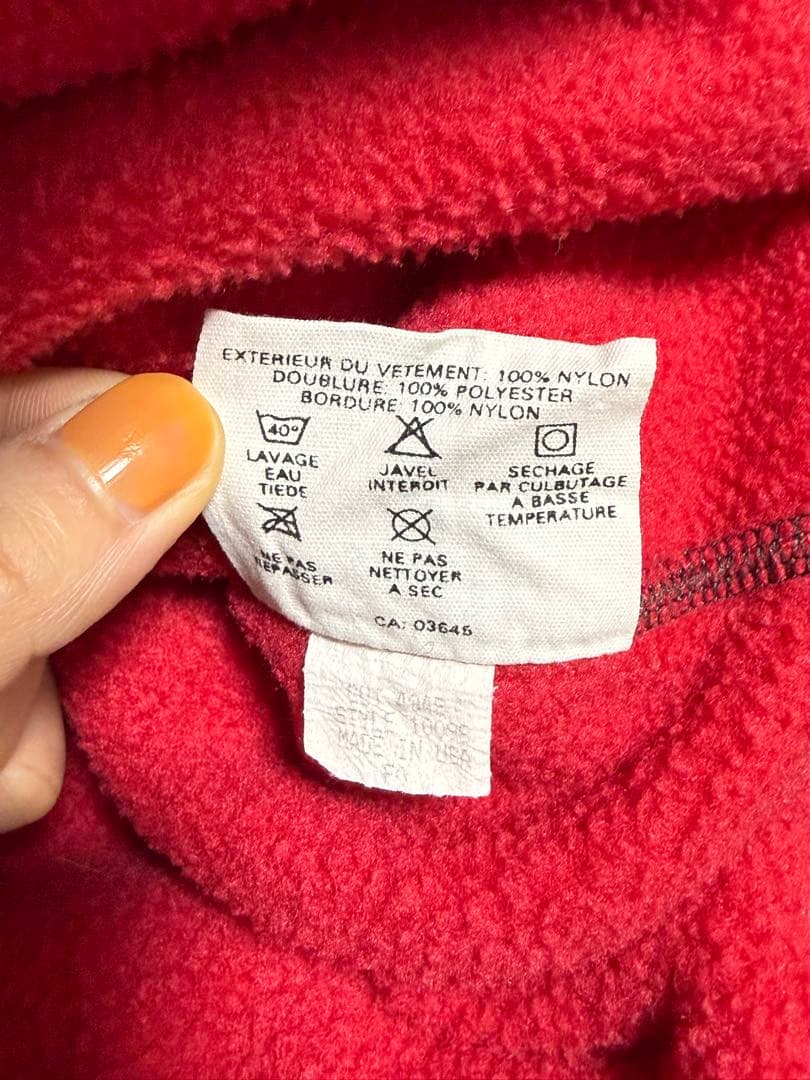 Patagonia グレー シェルドシンチラ vintage USA製 90s