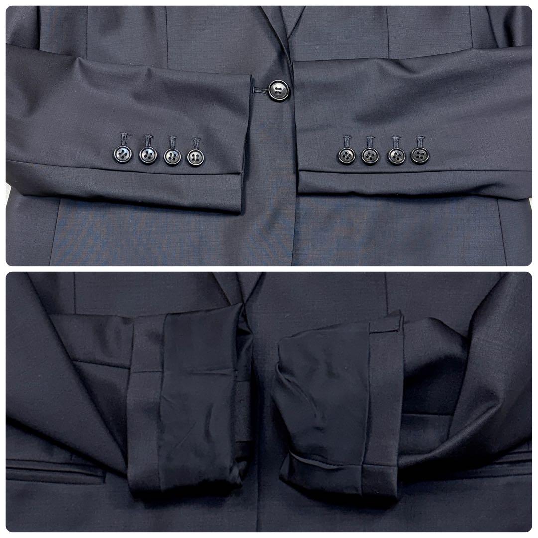 セオリーリュクス　パンツスーツ　黒　40 日本製　ビジネス　セットアップ