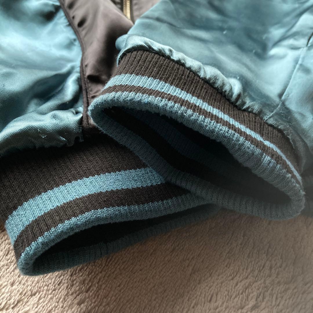 極美品　希少完売品　絡繰魂　銀河鉄道999 メーテル　スカジャン　リバーシブル