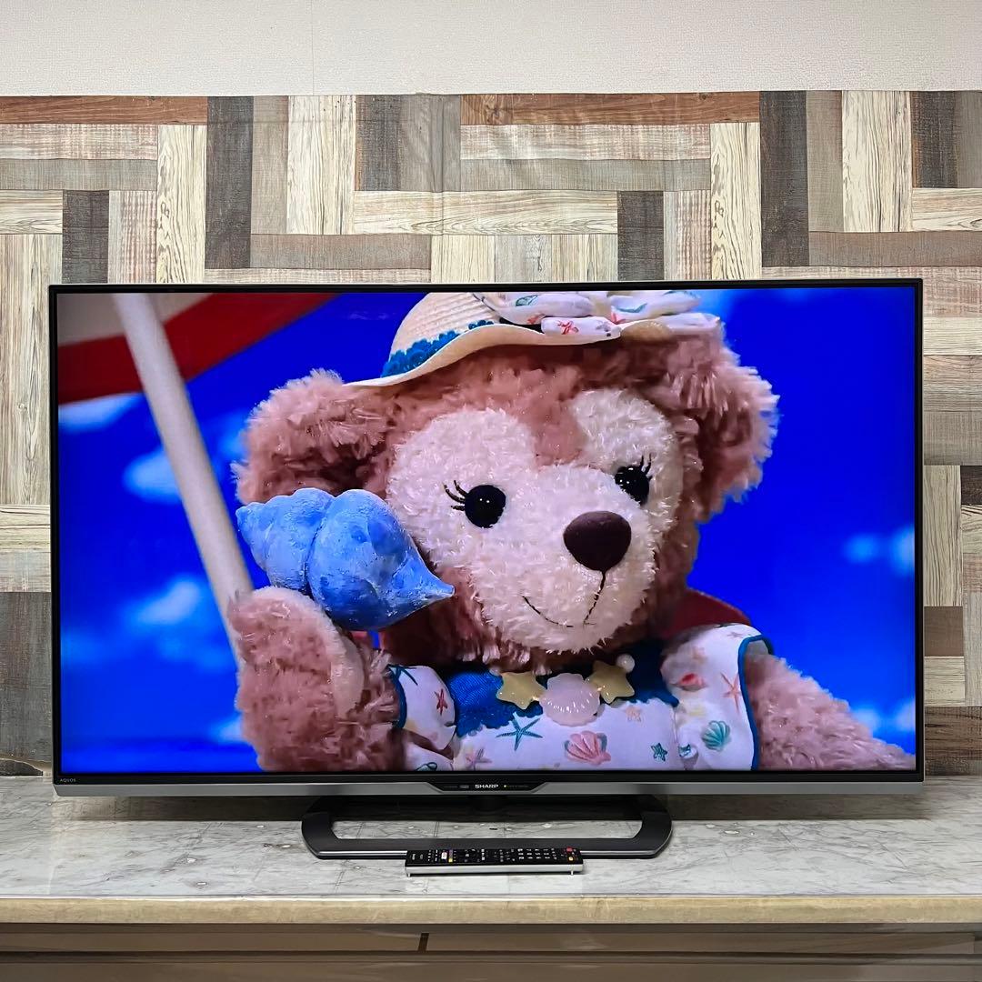 即日受渡❣️全国送料込シャープ52型4KテレビYouTube.Netflix視聴