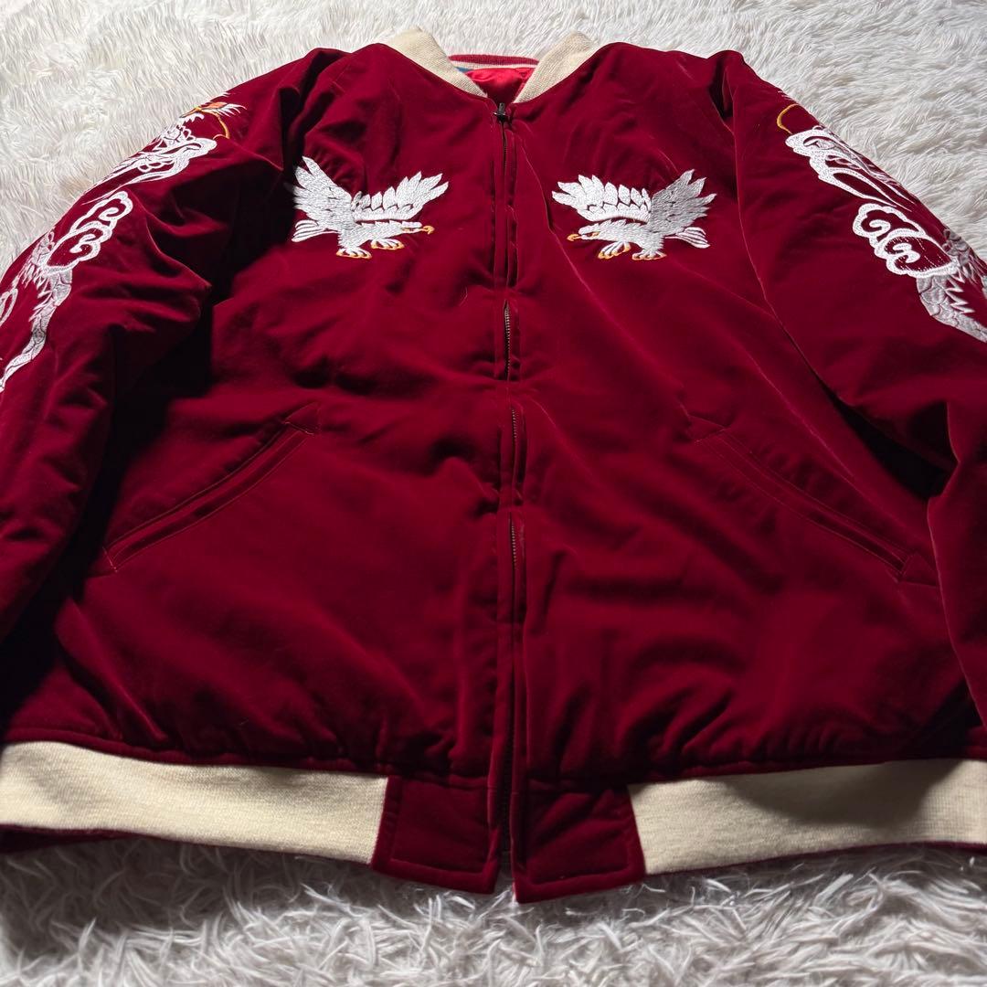 美品/希少✨BILLVAN スカジャン　リバーシブル　別珍　キルティング　42