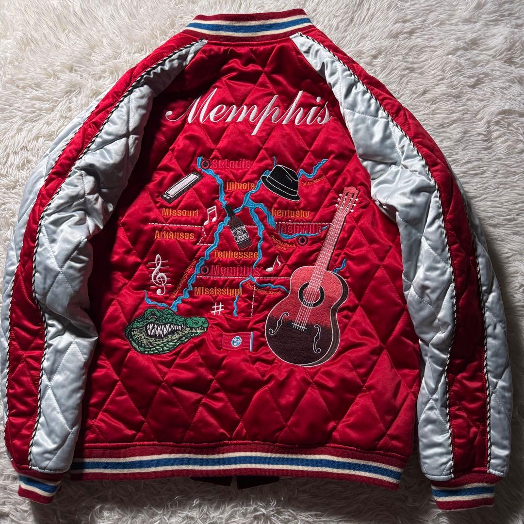 美品/希少✨BILLVAN スカジャン　リバーシブル　別珍　キルティング　42