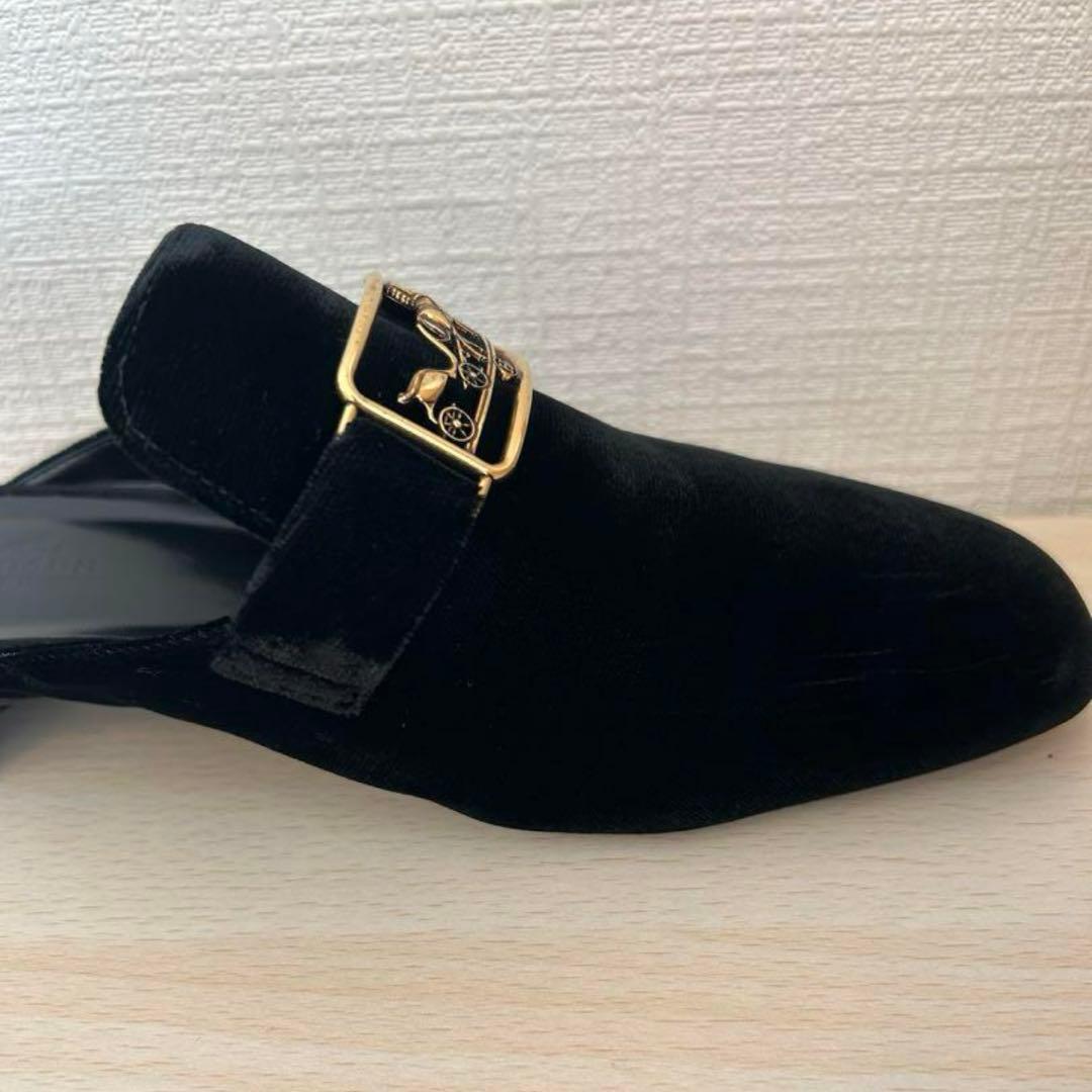 エルメス ミュール スエード 37