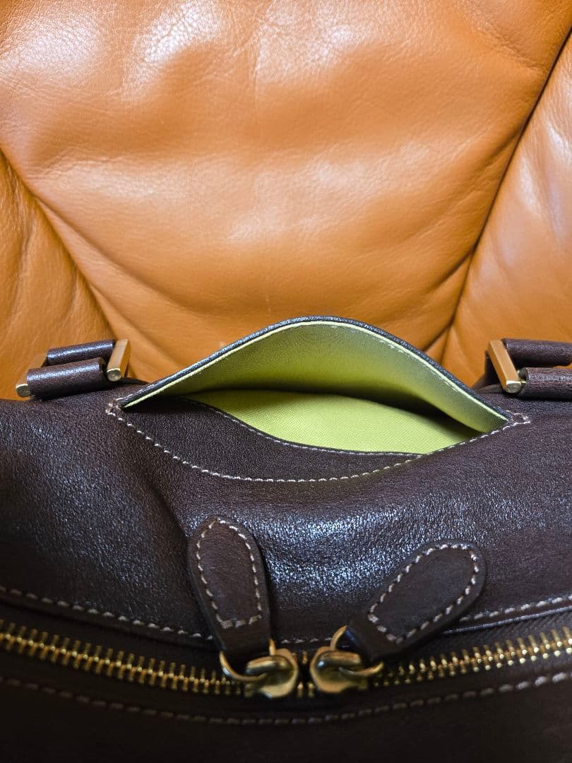 土屋鞄製造所　土屋鞄　アジール　キャリア　ブリーフケース　こげ茶