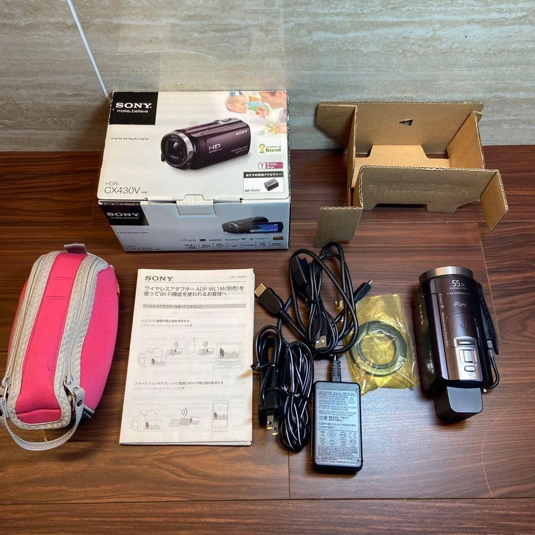 SONY HDR-CX430V ビデオカメラ ほぼ新品 4957