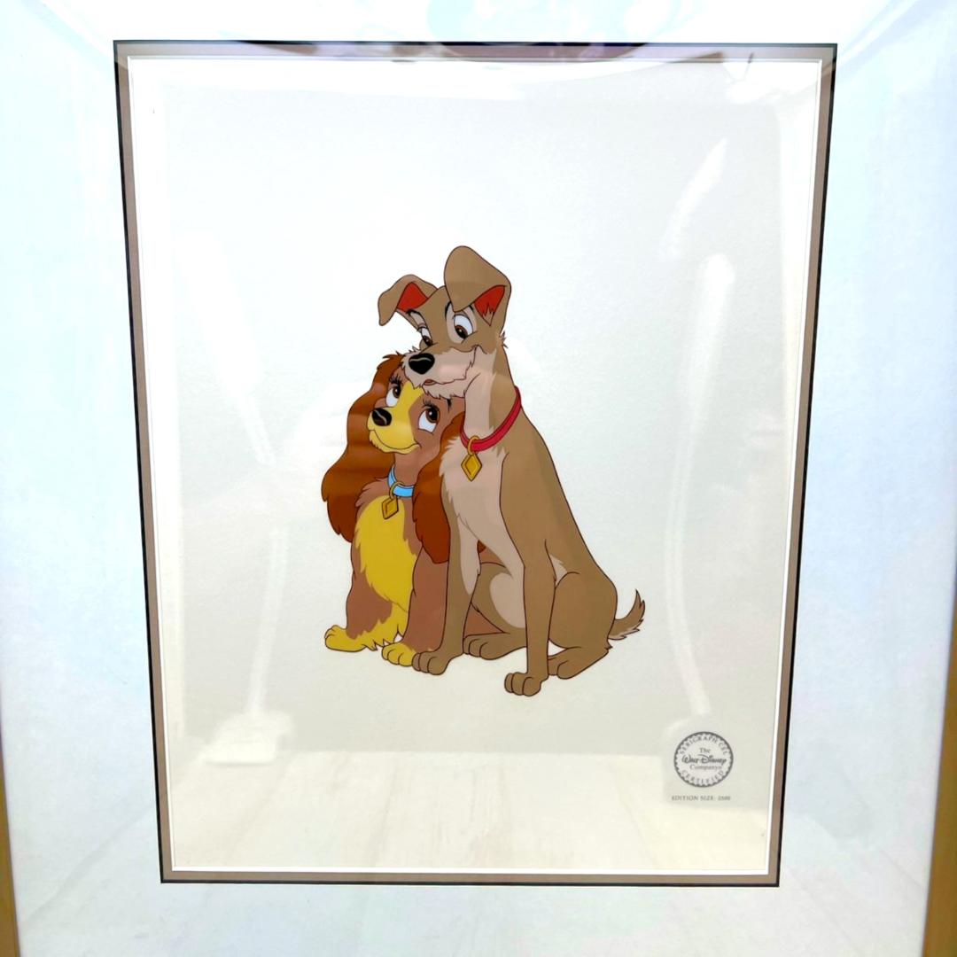 2500点限定★わんわん物語 LADY＆TRAMP トランプ レディ セル画
