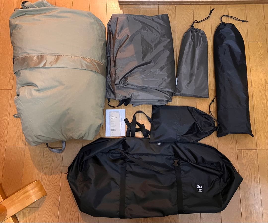 ZANEARTS　WOOTA-S＋INNER TENT FOOTPRINT