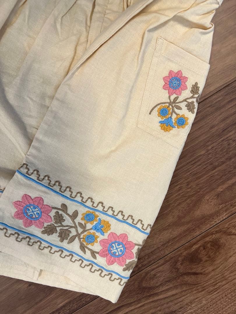 ワンピース Apolina Ursina Embroidered Pinafore 5-7y