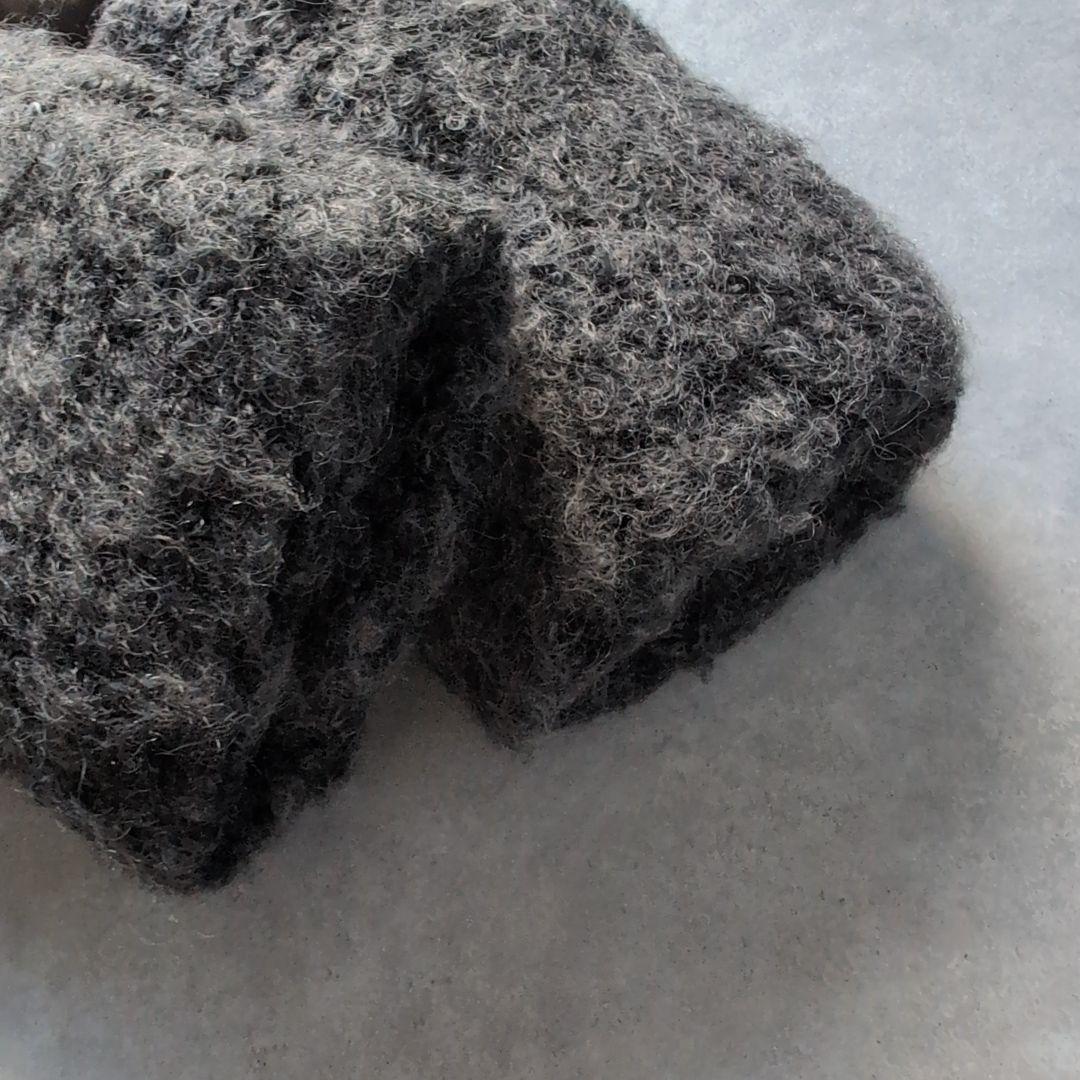 アクアスキュータム ダウンコート 異素材切り替え ブラウン