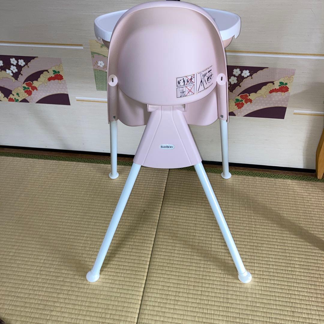 も*ち様 BABYBJORN ベビービョルン ハイチェア お食事チェア ピンク