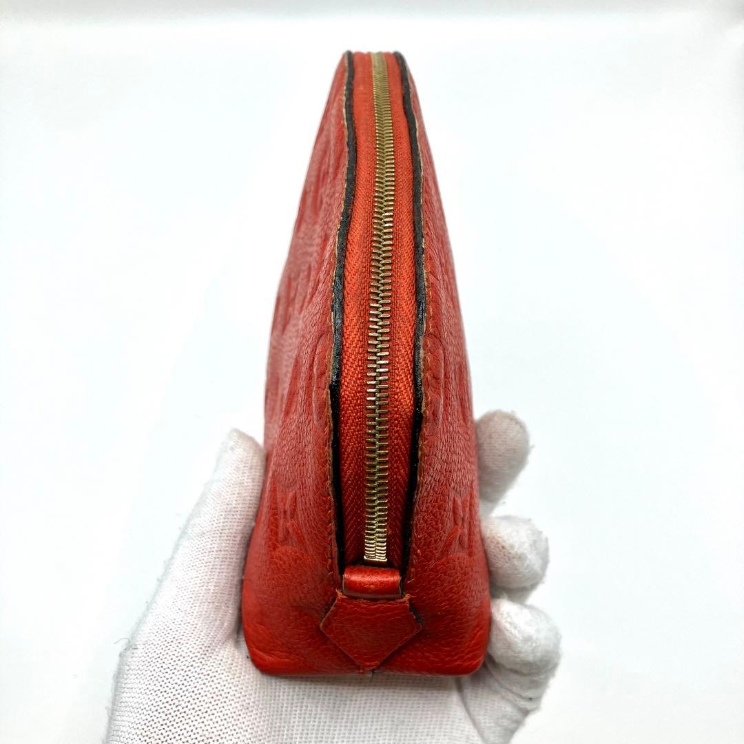 【良品】ルイヴィトン ポシェット コスメティック ポーチ アンプラント 赤