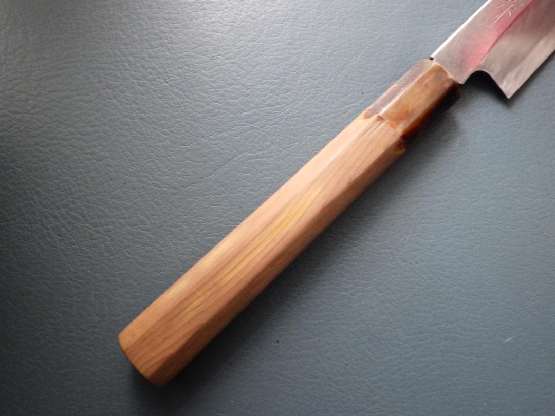 で*ん様 東京/久元作★柳刃包丁尺寸290ｍｍマチ/水牛八角柄★手研ぎ済み★12