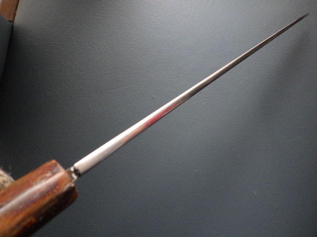 で*ん様 東京/久元作★柳刃包丁尺寸290ｍｍマチ/水牛八角柄★手研ぎ済み★12