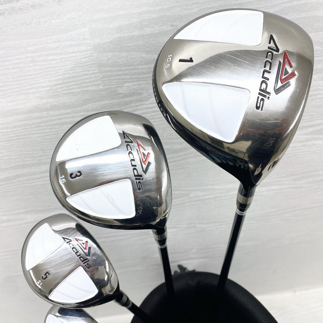 【初心者様推奨‼】 Accudis アキュディス メンズ ゴルフ クラブ セット