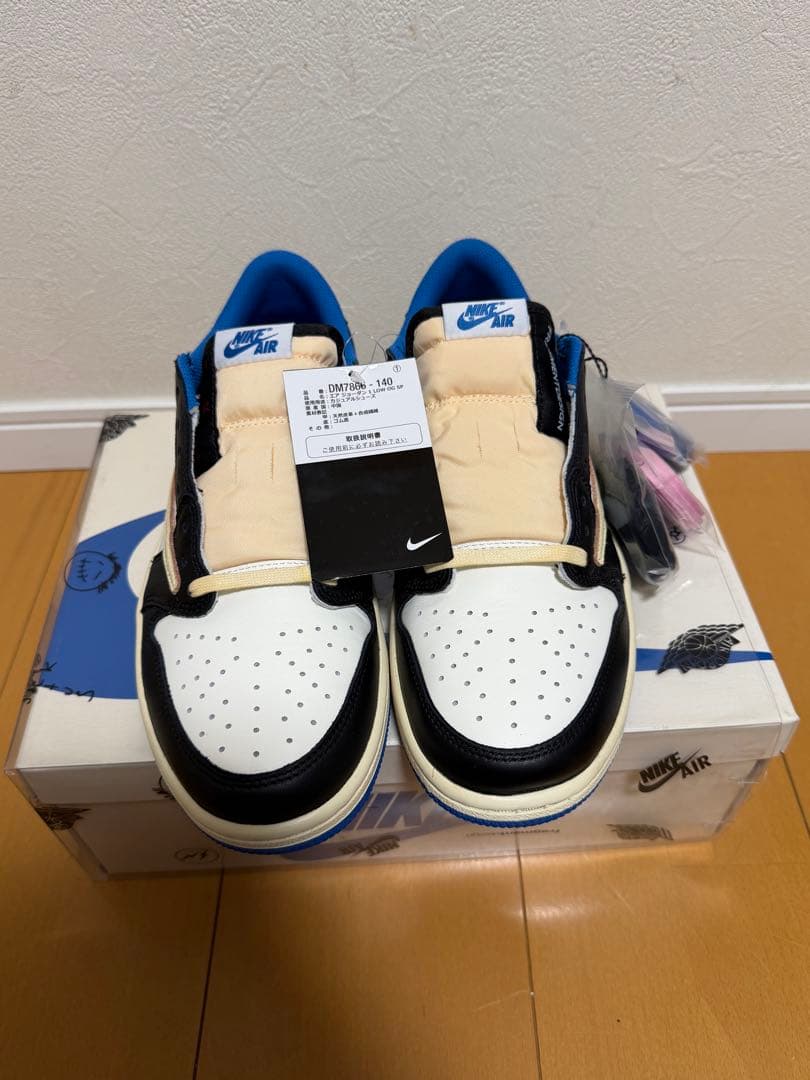 トラヴィススコット ✕ フラグメント ✕ ナイキ エアジョーダン1 ロOG SP