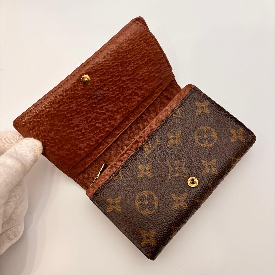 ✨鑑定済み✨ルイヴィトン✨モノグラム✨ポルトモネビエ トレゾール 2つ折り財布