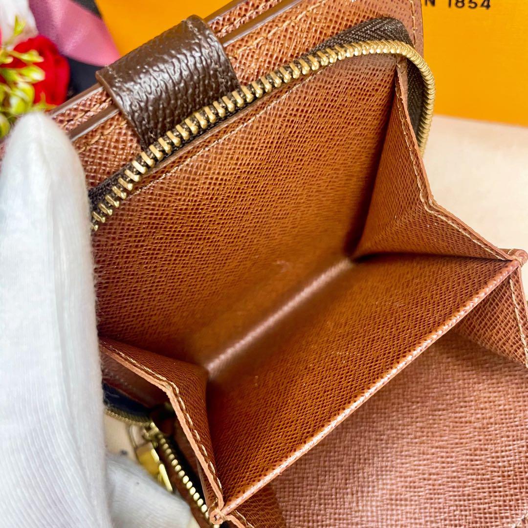 ✨極美品✨ヴィトン モノグラム コンパクトジップ 二つ折り財布 ラウンド