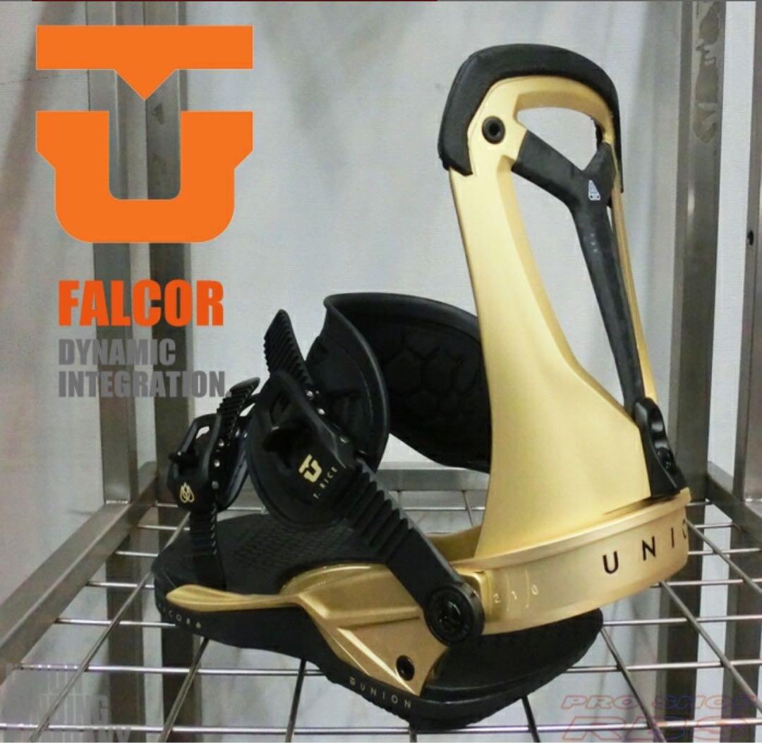 UNION FALCOR スノーボードビンディング ゴールド/ブラック