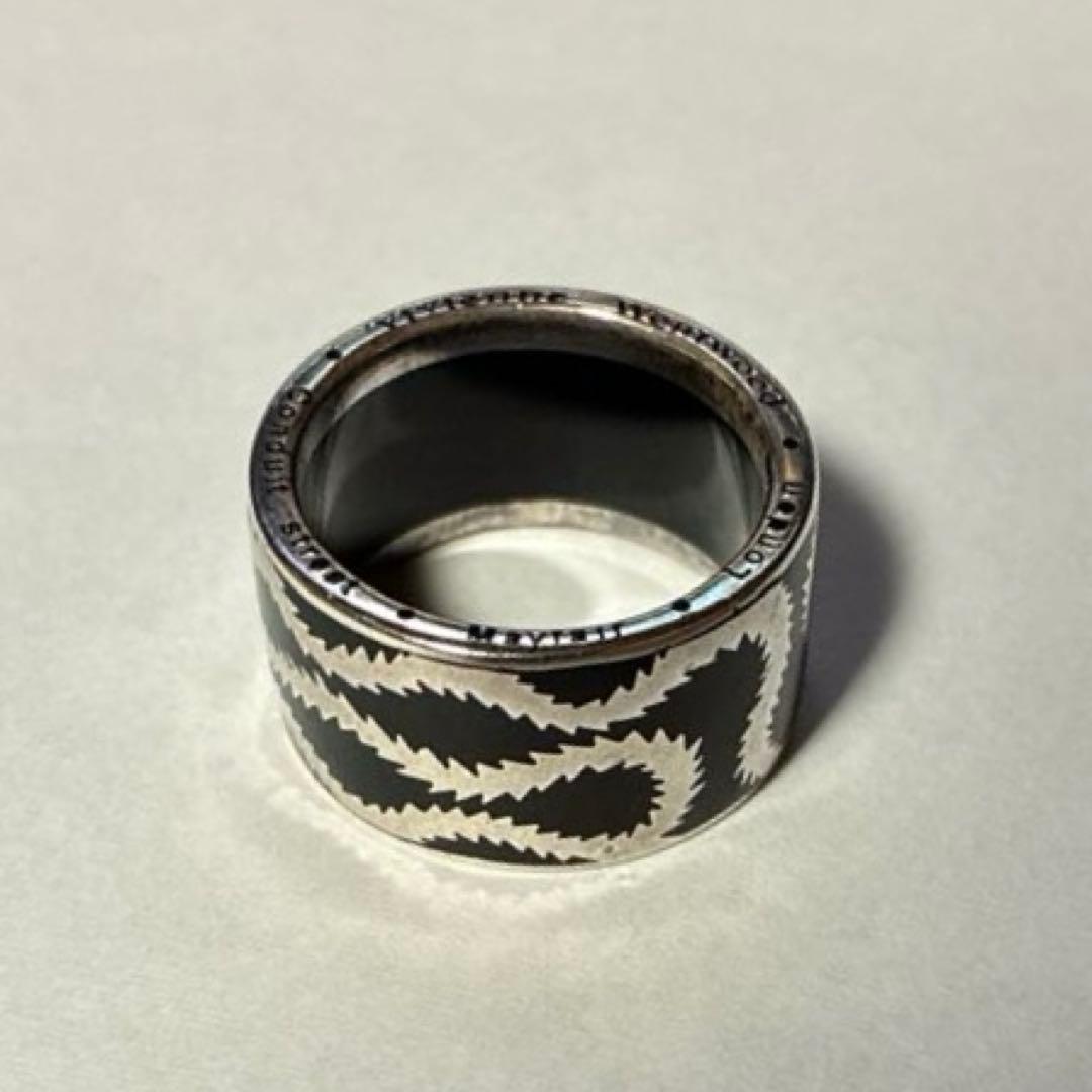 【本日限定価格】ヴィヴィアンウエストウッド シルバー スクイグル リング M