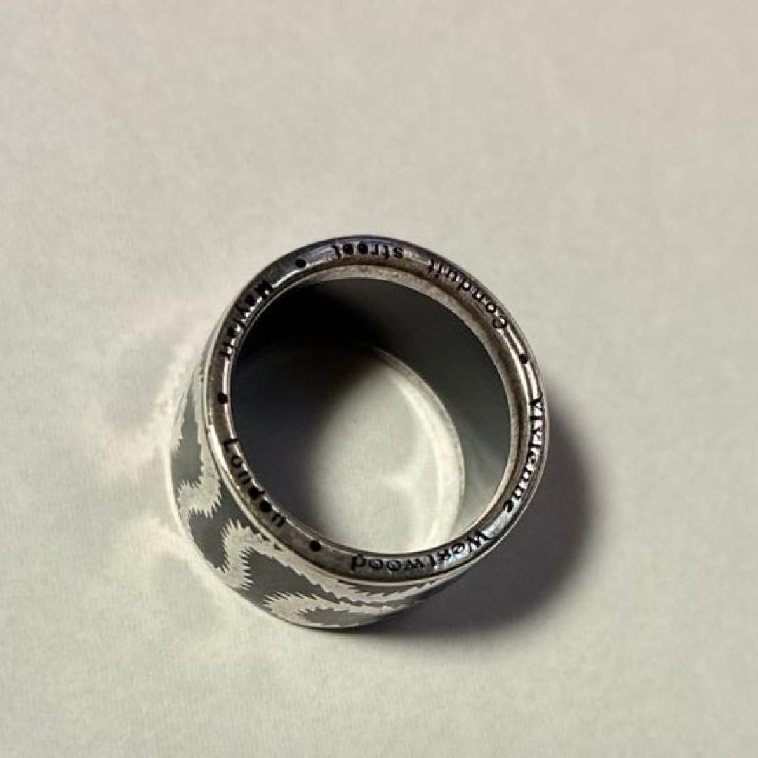 【本日限定価格】ヴィヴィアンウエストウッド シルバー スクイグル リング M