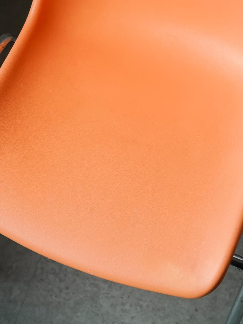 MOD ELENA スタッキングチェア 2脚 オレンジ色 ミッドセンチュリー