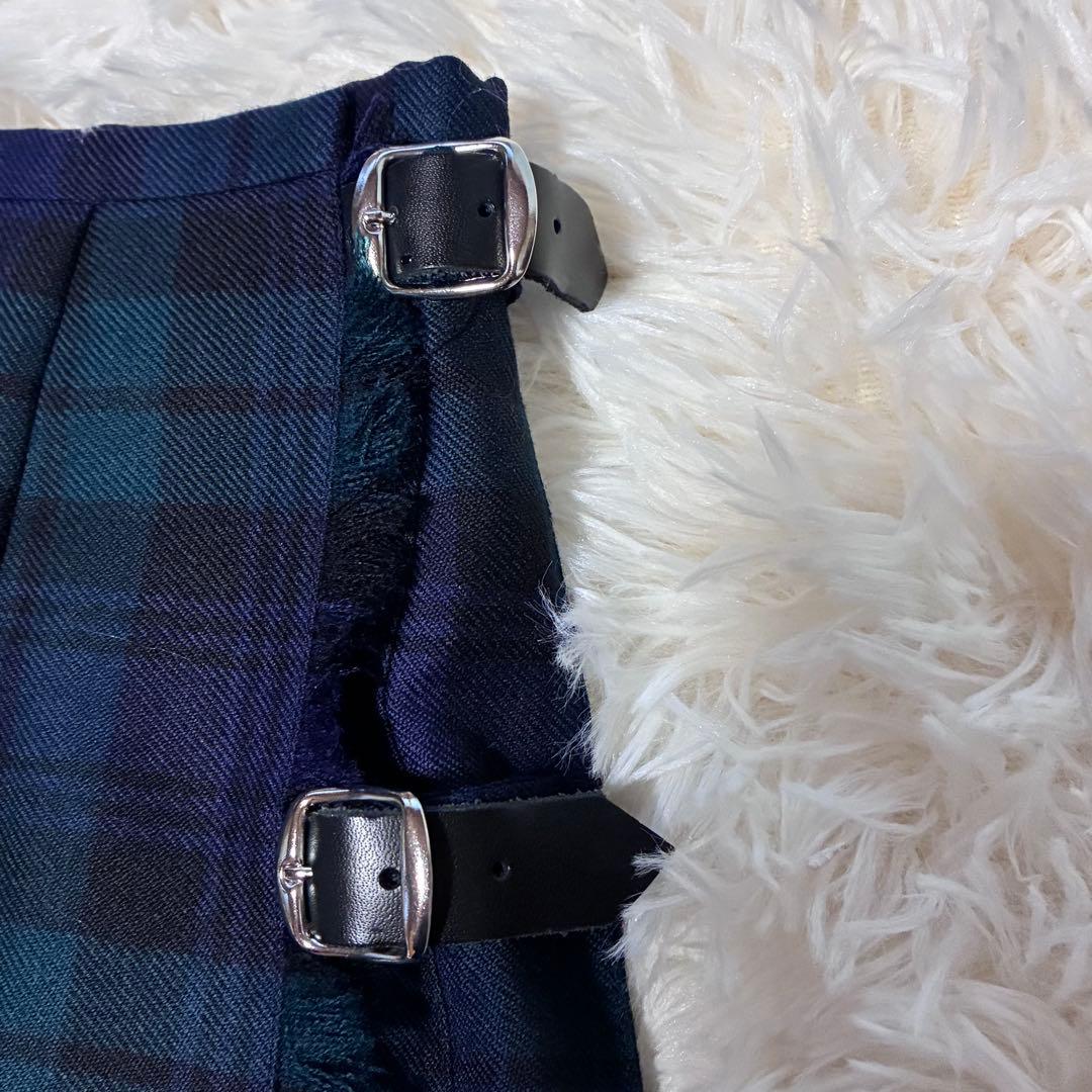 O'NEILOF DUBLINオニールオブダブリンウール プリーツラップスカート