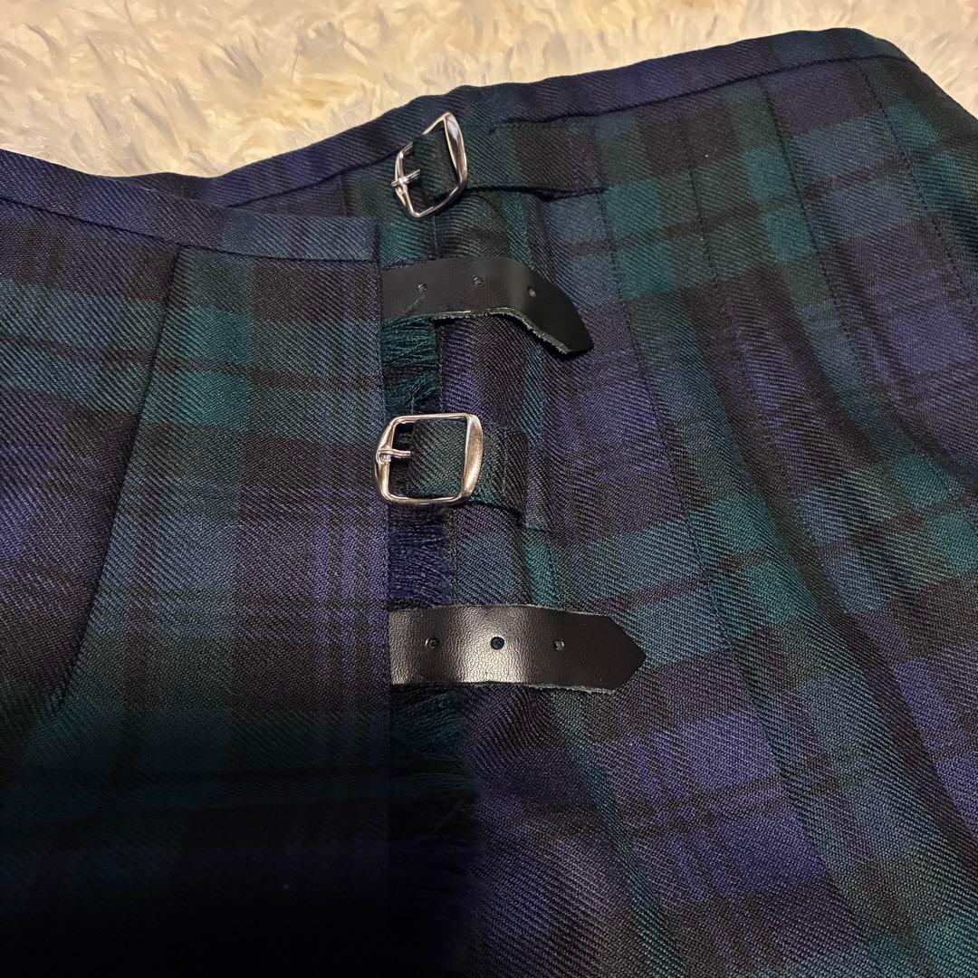 O'NEILOF DUBLINオニールオブダブリンウール プリーツラップスカート