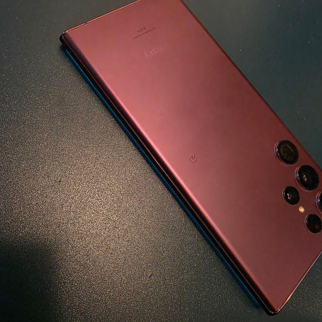 かなり綺麗　Galaxy s22 ultra au版　scg14