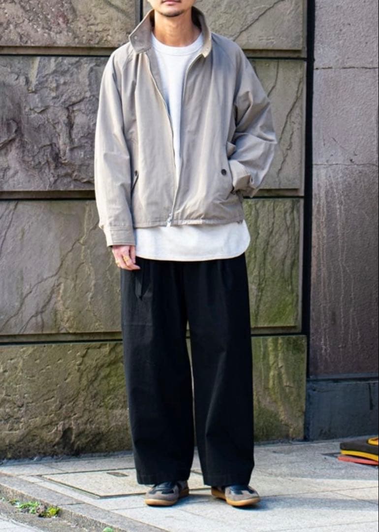 【ゆき】EDIFICE ピーチウェザーハリントンジャケット