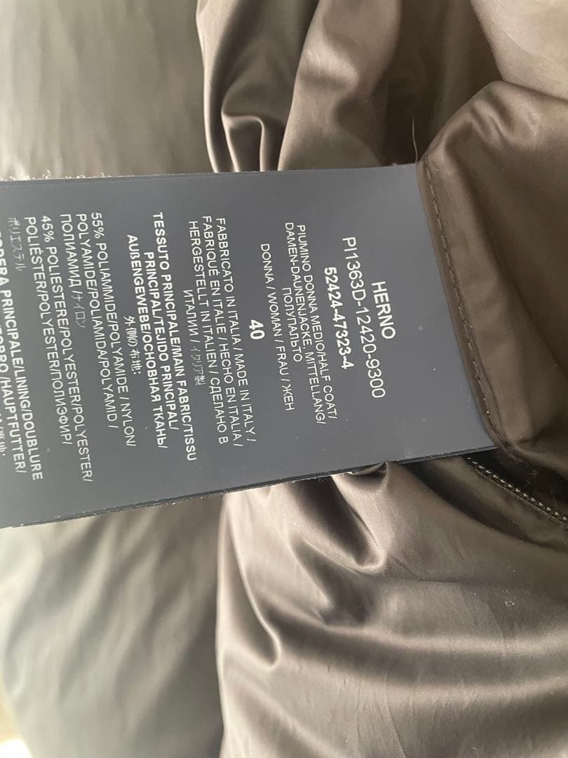 ヘルノ ダウン レディース 40