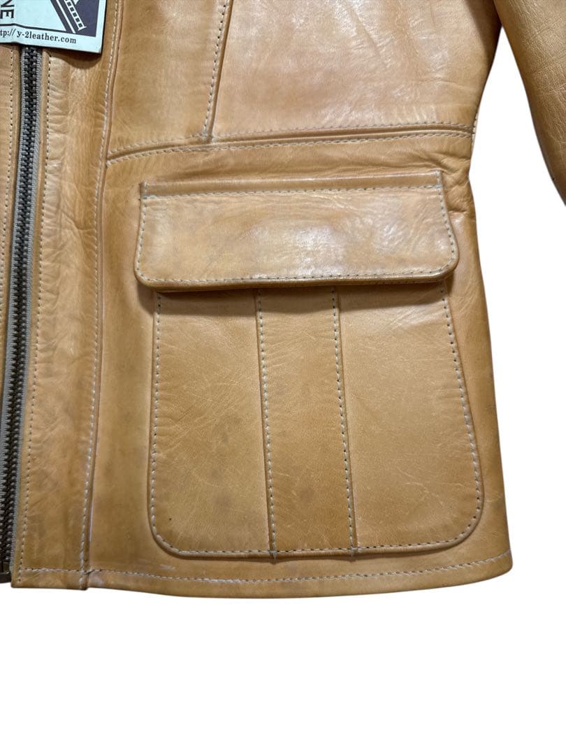Y'2 LEATHER ワイツーレザー ホースハイド ライダース ジャケット