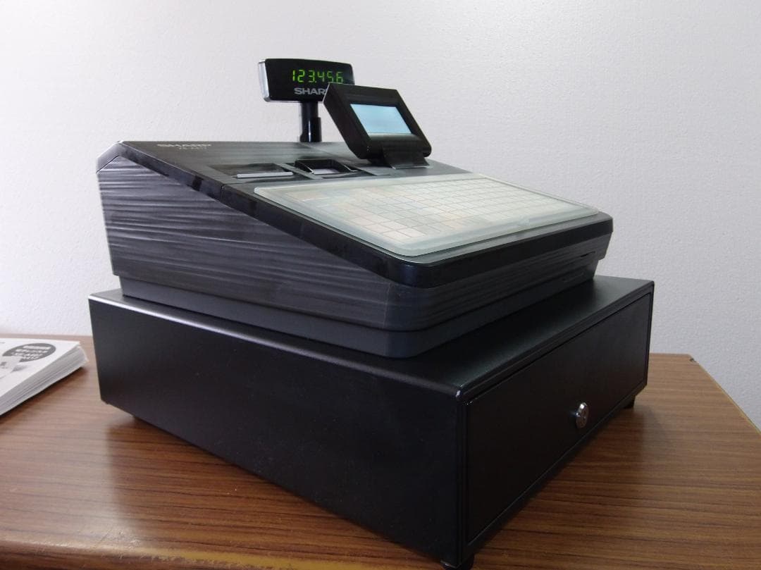 店名設定無料 SHARP XE-A417B レジスター 70タッチ 250802