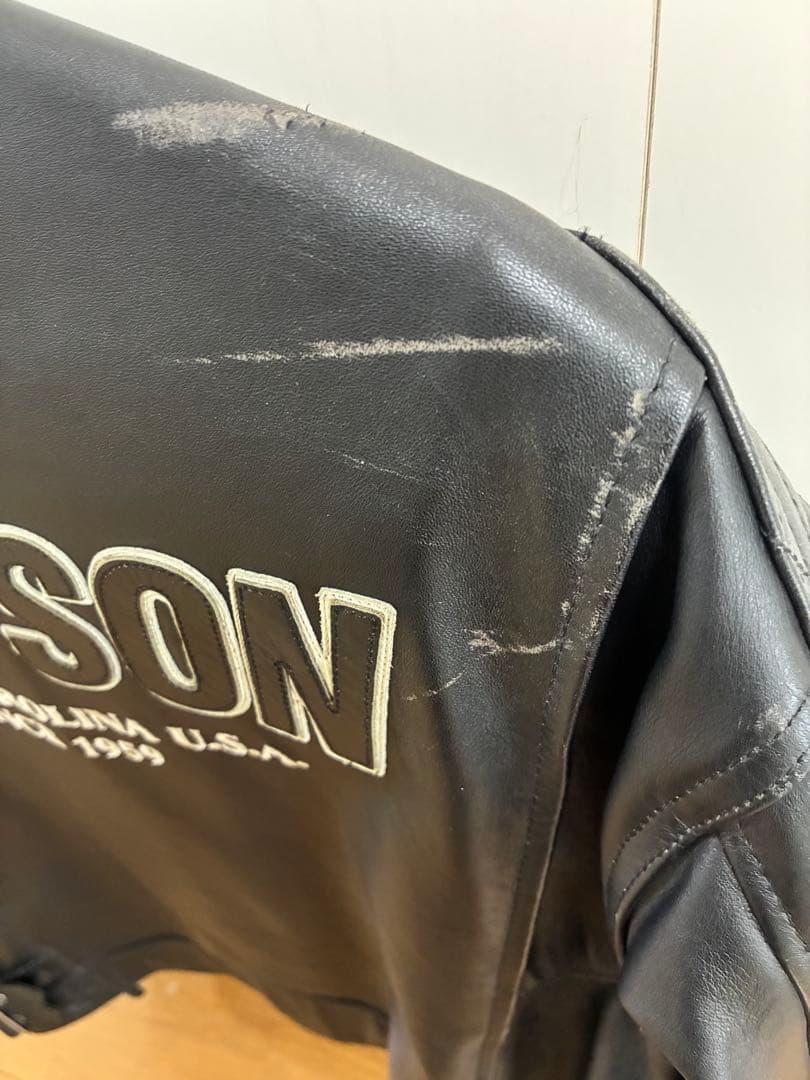 シンプソン　ライダースレザージャケット 革ジャン