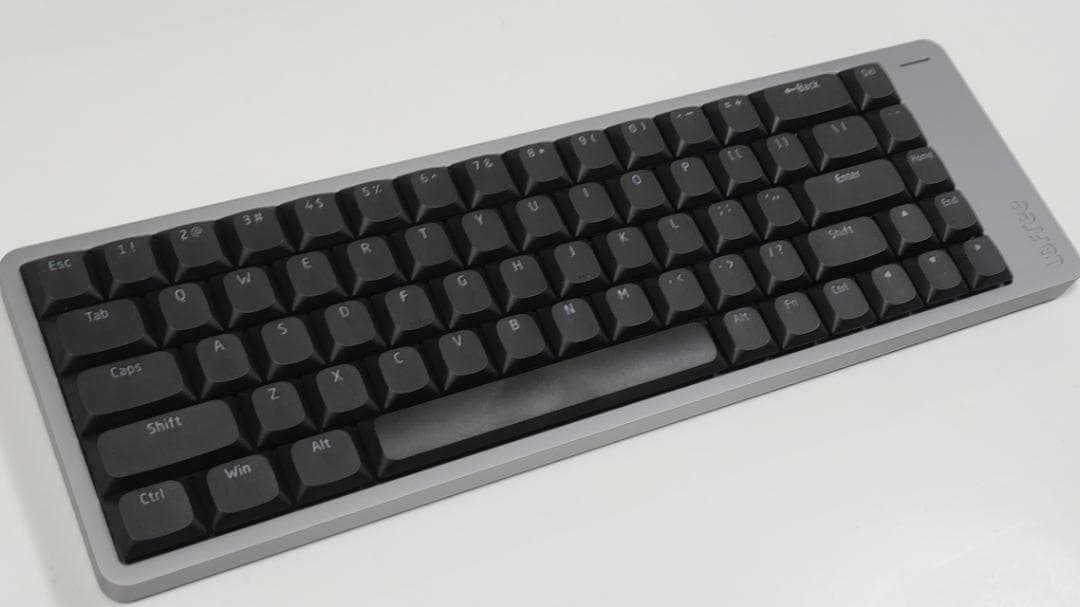 【特別限定カスタム】LOFREE FLOW2グレー（68キー） × 静音ピンク軸