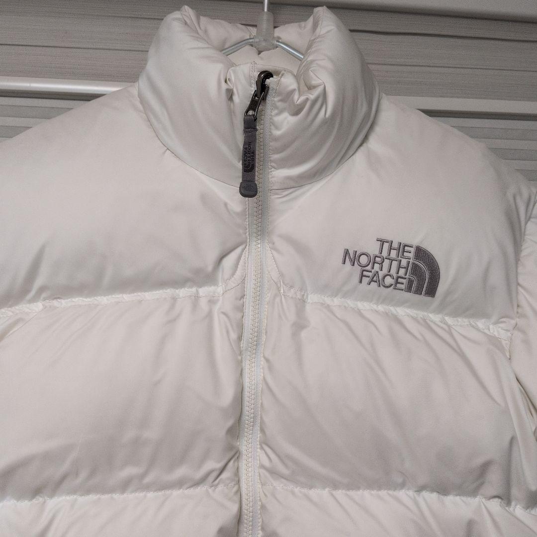 THE NORTH FACE ヌプシ センターロゴ 700フィル ホワイト S