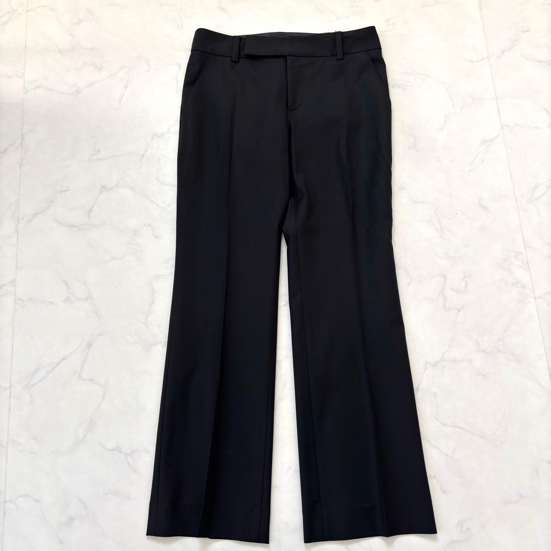 極美品✨23区 セットアップ パンツスーツ ストレッチ ブラック 38/36