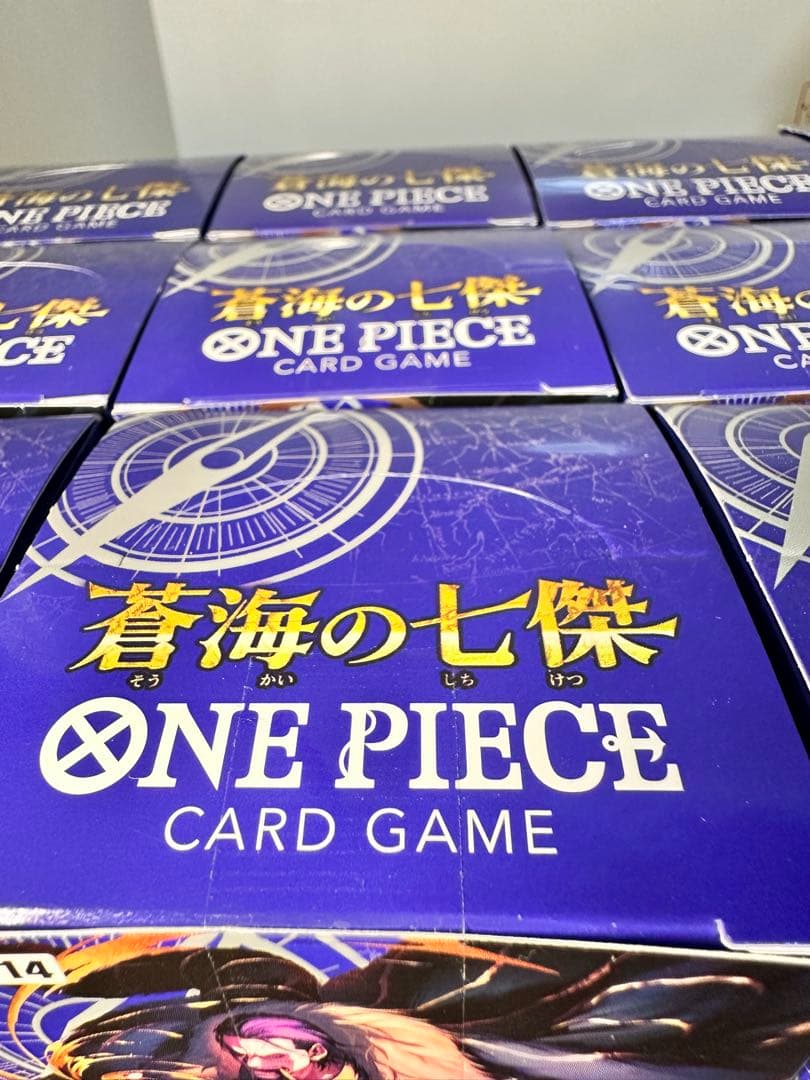 ワンピース カードゲーム 蒼海の七賢 12BOXセット新品未開封テープ付きです。