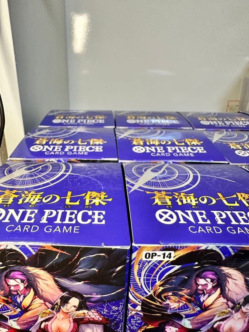 ワンピース カードゲーム 蒼海の七賢 12BOXセット新品未開封テープ付きです。