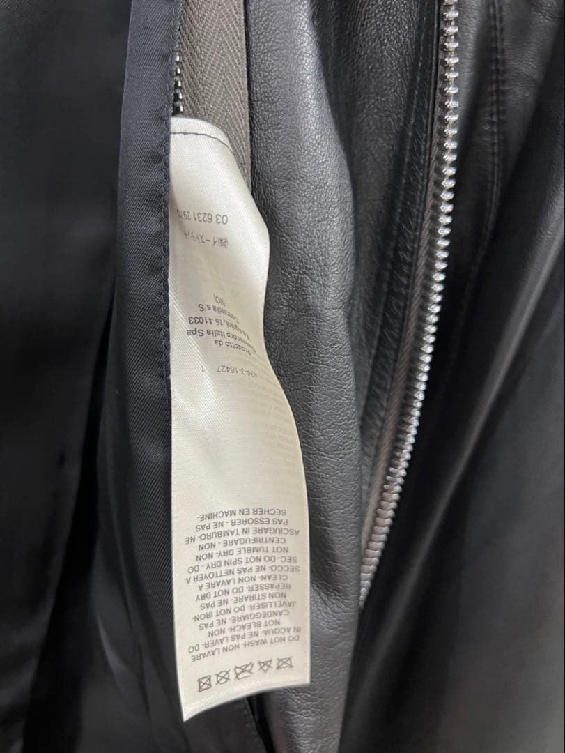 Rick Owens INTARSIA レザージャケット