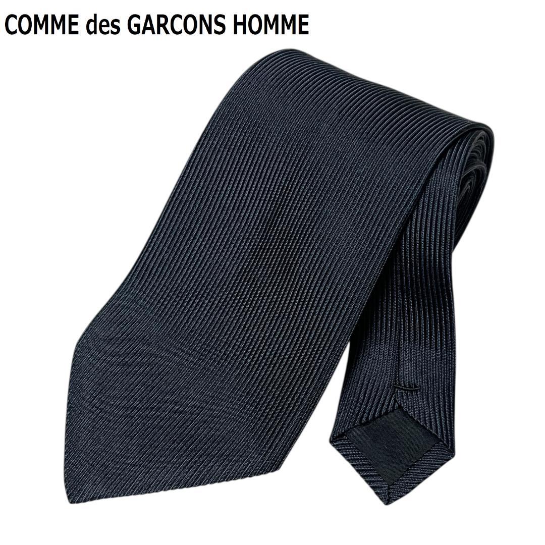 コムデギャルソンオム ネクタイ ブラック ソリッドタイ 90s 00sアーカイブ