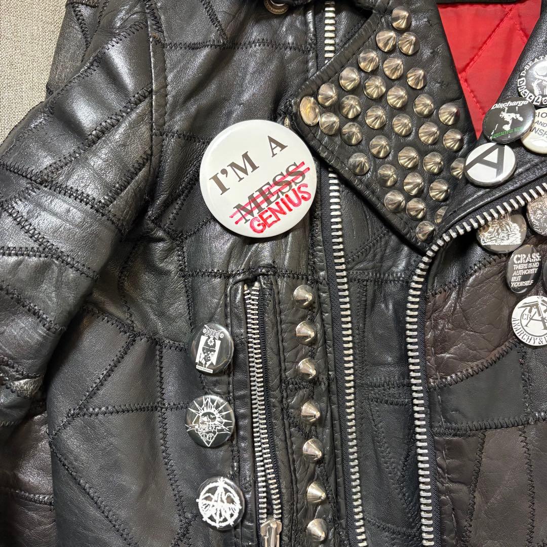 y*a様 80s ツギハギジャンCampri カンプリVOLTA ライダース 鋲