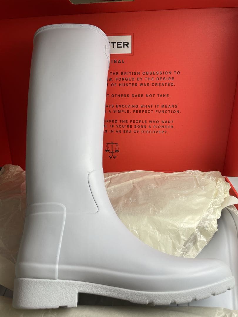 新品未使用　HUNTER ロングレインブーツ