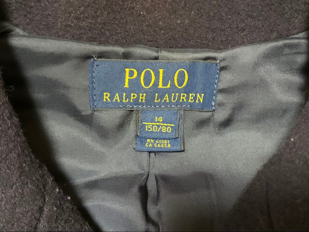 【Polo Ralph Lauren】ネイビーＰコート150ピーコート