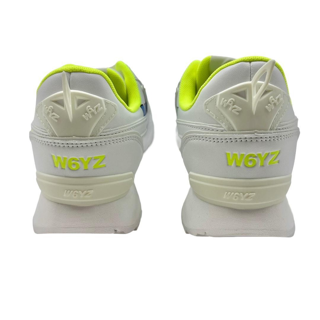 25AW限定モデル◆W6YZ◆ハンドペイント風　ローカットスニーカー　ホワイト