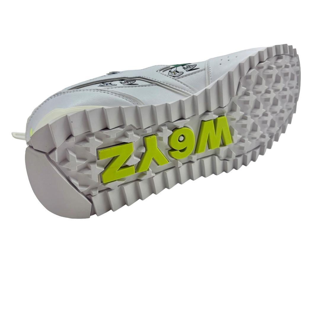 25AW限定モデル◆W6YZ◆ハンドペイント風　ローカットスニーカー　ホワイト